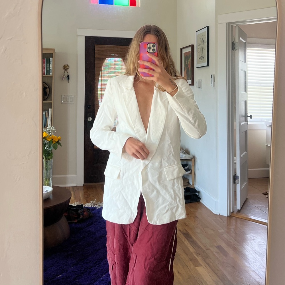 Zara Cream Blazer